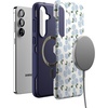 image:imageCasely Galaxy S25 Plus Case  Chateau Pups  French Dog  Bold Protective Design  Compatible with MagSafeNantucket Cottage  Blue Hydrangea