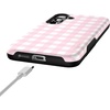 image:imageCasely Galaxy S25 Plus Case  Chateau Pups  French Dog  Bold Protective Design  Compatible with MagSafePink Plaid  Sunday Best