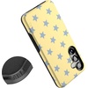 image:imageCasely Galaxy S25 Plus Case  Chateau Pups  French Dog  Bold Protective Design  Compatible with MagSafeShine Bright  Butter Yellow Stars