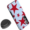 image:imageCasely Galaxy S25 Plus Case  Chateau Pups  French Dog  Bold Protective Design  Compatible with MagSafeStars Align  Blue  Red Stars