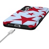 image:imageCasely Galaxy S25 Plus Case  Chateau Pups  French Dog  Bold Protective Design  Compatible with MagSafeStars Align  Blue  Red Stars