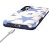 image:imageCasely Galaxy S25 Plus Case  Chateau Pups  French Dog  Bold Protective Design  Compatible with MagSafeStars Align  Blue  White Stars