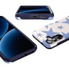 image:imageCasely Galaxy S25 Plus Case  Chateau Pups  French Dog  Bold Protective Design  Compatible with MagSafeStars Align  Blue  White Stars