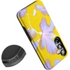 image:imageCasely Galaxy S25 Plus Case  Chateau Pups  French Dog  Bold Protective Design  Compatible with MagSafeSunwashed Painted Floral  Hibiscus Haze