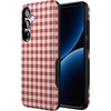 image:imageCasely Galaxy S25 Plus Case  Chateau Pups  French Dog  Bold Protective Design  Compatible with MagSafeSweet Jam  Red Gingham