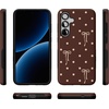image:imageCasely Galaxy S25 Plus Case  Chateau Pups  French Dog  Bold Protective Design  Compatible with MagSafeTeddy Bows  Brown Polka Dot