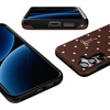 image:imageCasely Galaxy S25 Plus Case  Chateau Pups  French Dog  Bold Protective Design  Compatible with MagSafeTeddy Bows  Brown Polka Dot
