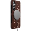 image:imageCasely Galaxy S25 Plus Case  Chateau Pups  French Dog  Bold Protective Design  Compatible with MagSafeTeddy Bows  Brown Polka Dot