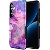 image:imageCasely Galaxy S25 Plus Case  Chateau Pups  French Dog  Bold Protective Design  Compatible with MagSafeTie Dying Over You  Purple Marble