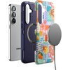 image:imageCasely Galaxy S25 Plus Case  Chateau Pups  French Dog  Bold Protective Design  Compatible with MagSafeTropical Heat  Beachy Collage