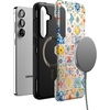 image:imageCasely Galaxy S25 Plus Case  Chateau Pups  French Dog  Bold Protective Design  Compatible with MagSafeTuscan Tiles  Dolce Vita