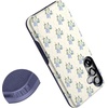 image:imageCasely Galaxy S25 Plus Case  Chateau Pups  French Dog  Bold Protective Design  Compatible with MagSafeVintage Garden  Blue Hydrangea