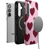 image:imageCasely Galaxy S25 Plus Case  Chateau Pups  French Dog  Bold Protective Design  Compatible with MagSafeWhole Lotta Love  Plum Hearts