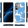image:imageCasely Galaxy S25 Ultra Case  Mystic Meadow  Green Gardens  Bold Protective Design  Compatible with MagSafeCurrent MOOd  Light Blue Cow Print