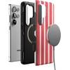 image:imageCasely Galaxy S25 Ultra Case  Mystic Meadow  Green Gardens  Bold Protective Design  Compatible with MagSafeEast Coast Summer  Red Stripes