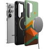 image:imageCasely Galaxy S25 Ultra Case  Mystic Meadow  Green Gardens  Bold Protective Design  Compatible with MagSafeEndless Peaks  Colorblock Mountain