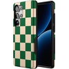 image:imageCasely Galaxy S25 Ultra Case  Mystic Meadow  Green Gardens  Bold Protective Design  Compatible with MagSafeFit Check  Green Checkerboard