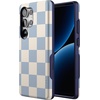image:imageCasely Galaxy S25 Ultra Case  Mystic Meadow  Green Gardens  Bold Protective Design  Compatible with MagSafeFit Check  Light Blue Checkerboard