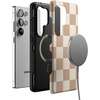 image:imageCasely Galaxy S25 Ultra Case  Mystic Meadow  Green Gardens  Bold Protective Design  Compatible with MagSafeFit Check  Neutral Checkerboard