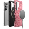 image:imageCasely Galaxy S25 Ultra Case  Mystic Meadow  Green Gardens  Bold Protective Design  Compatible with MagSafeLove Locks  Pink Hearts