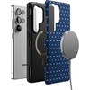 image:imageCasely Galaxy S25 Ultra Case  Mystic Meadow  Green Gardens  Bold Protective Design  Compatible with MagSafeOn the Dot  Navy Polka Dot