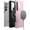image:imageCasely Galaxy S25 Ultra Case  Mystic Meadow  Green Gardens  Bold Protective Design  Compatible with MagSafeOn the Dot  Pink  Brown Polka Dot