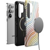 image:imageCasely Galaxy S25 Ultra Case  Mystic Meadow  Green Gardens  Bold Protective Design  Compatible with MagSafeRide The Wave  Pastel Rainbow Lined