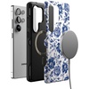 image:imageCasely Galaxy S25 Ultra Case  Mystic Meadow  Green Gardens  Bold Protective Design  Compatible with MagSafeRose to Fame  Blue  White Rose Floral