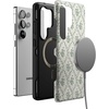 image:imageCasely Galaxy S25 Ultra Case  Mystic Meadow  Green Gardens  Bold Protective Design  Compatible with MagSafeSage Tapestry  Floral Vines