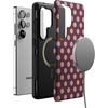 image:imageCasely Galaxy S25 Ultra Case  Mystic Meadow  Green Gardens  Bold Protective Design  Compatible with MagSafeSpotted in SoHo  Burgundy Polka Dot