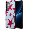 image:imageCasely Galaxy S25 Ultra Case  Mystic Meadow  Green Gardens  Bold Protective Design  Compatible with MagSafeStars Align  Blue  Red Stars