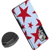 image:imageCasely Galaxy S25 Ultra Case  Mystic Meadow  Green Gardens  Bold Protective Design  Compatible with MagSafeStars Align  Blue  Red Stars