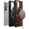 image:imageCasely Galaxy S25 Ultra Case  Mystic Meadow  Green Gardens  Bold Protective Design  Compatible with MagSafeTeddy Bows  Brown Polka Dot