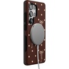 image:imageCasely Galaxy S25 Ultra Case  Mystic Meadow  Green Gardens  Bold Protective Design  Compatible with MagSafeTeddy Bows  Brown Polka Dot