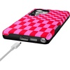 image:imageCasely Galaxy S25 Ultra Case  Mystic Meadow  Green Gardens  Bold Protective Design  Compatible with MagSafeVibe Check  Pink Checkerboard