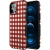 image:imageCasely iPhone 12 Pro Max Case  Monets Bridge  The Met Museum  Bold Protective Design  MagSafe Compatible DesignChecked Twice  Red Plaid