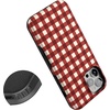 image:imageCasely iPhone 12 Pro Max Case  Monets Bridge  The Met Museum  Bold Protective Design  MagSafe Compatible DesignChecked Twice  Red Plaid