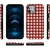 image:imageCasely iPhone 12 Pro Max Case  Monets Bridge  The Met Museum  Bold Protective Design  MagSafe Compatible DesignChecked Twice  Red Plaid