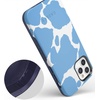 image:imageCasely iPhone 12 Pro Max Case  Monets Bridge  The Met Museum  Bold Protective Design  MagSafe Compatible DesignCurrent MOOd  Light Blue Cow Print