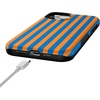 image:imageCasely iPhone 12 Pro Max Case  Monets Bridge  The Met Museum  Bold Protective Design  MagSafe Compatible DesignGo New York  Blue  Orange Stripes