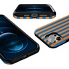 image:imageCasely iPhone 12 Pro Max Case  Monets Bridge  The Met Museum  Bold Protective Design  MagSafe Compatible DesignGo New York  Blue  Orange Stripes