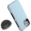 image:imageCasely iPhone 12 Pro Max Case  Monets Bridge  The Met Museum  Bold Protective Design  MagSafe Compatible DesignOn the Dot  Blue Monochrome Polka Dot