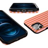image:imageCasely iPhone 12 Pro Max Case  Monets Bridge  The Met Museum  Bold Protective Design  MagSafe Compatible DesignPerfect Stripes  Orange  Pink Stripes