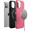 image:imageCasely iPhone 12 Pro Max Case  Monets Bridge  The Met Museum  Bold Protective Design  MagSafe Compatible DesignPerfect Stripes  Pink Stripes