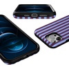 image:imageCasely iPhone 12 Pro Max Case  Monets Bridge  The Met Museum  Bold Protective Design  MagSafe Compatible DesignPerfect Stripes  Purple  Blue Stripes
