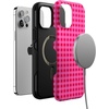 image:imageCasely iPhone 12 Pro Max Case  Monets Bridge  The Met Museum  Bold Protective Design  MagSafe Compatible DesignSweet Jam  Hot Pink Gingham