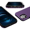 image:imageCasely iPhone 12 Pro Max Case  Monets Bridge  The Met Museum  Bold Protective Design  MagSafe Compatible DesignSweet Jam  Purple Gingham