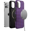 image:imageCasely iPhone 12 Pro Max Case  Monets Bridge  The Met Museum  Bold Protective Design  MagSafe Compatible DesignSweet Jam  Purple Gingham