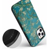 image:imageCasely iPhone 12 Pro Max Case  Monets Bridge  The Met Museum  Bold Protective Design  MagSafe Compatible DesignVan Gogh  Blue Awakening  Almond Blossom