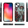 image:imageCasely iPhone 13 Case  Forever Grateful  Grateful Dead Skeleton Floral  Bold Protective Design  Compatible with MagSafe